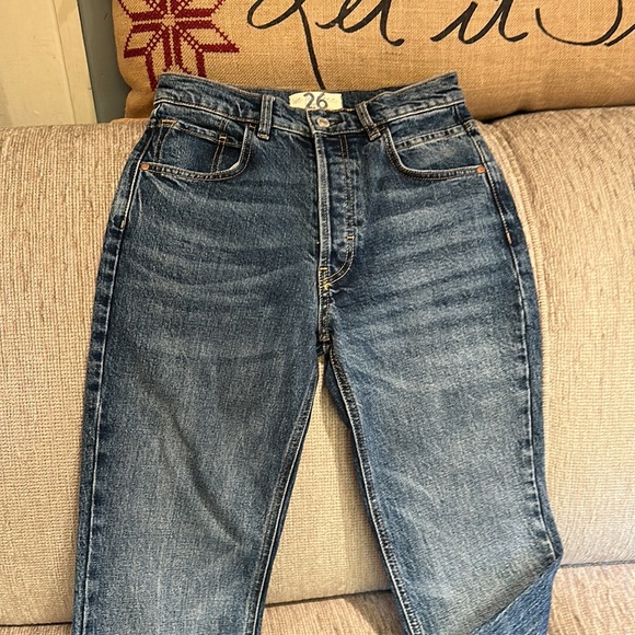 We the Free Bootcut Jeans size 26 high rise button fly - Picture 2 of 13
